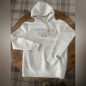 American Eagle Outfitters Light Gray Hoodie